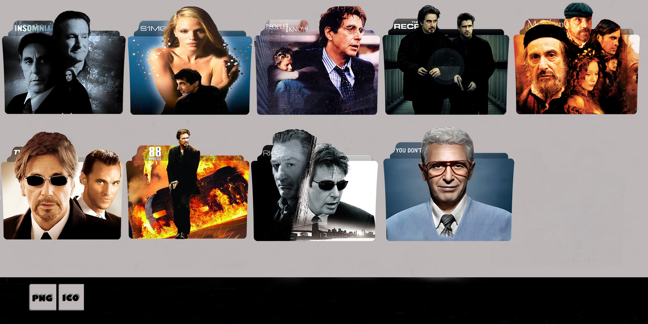 AL Pacino Movies Folder Icons Part 4 by eslam4330 on DeviantArt