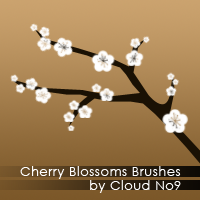 Cherry Blossoms Brushes