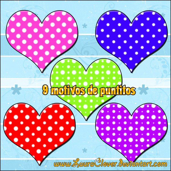 Motivos de puntitos by LauraClover on DeviantArt