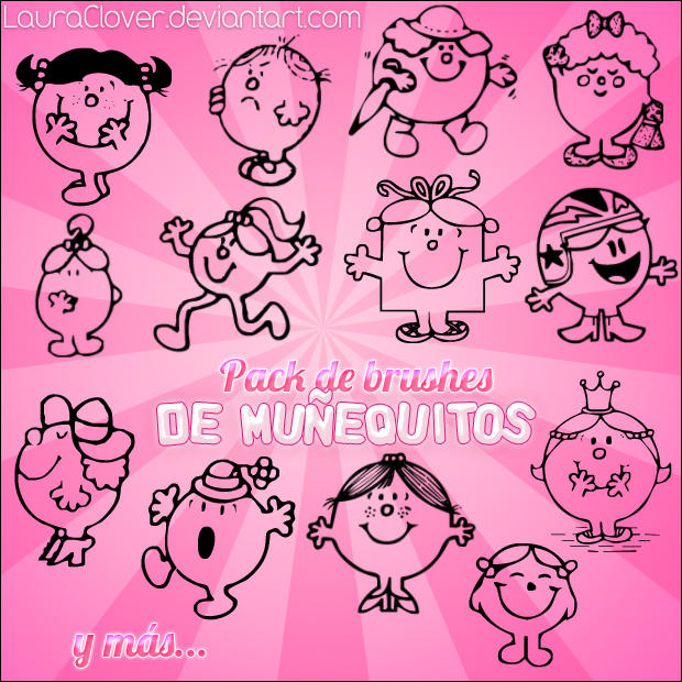 Brushes de munequitos by LauraClover on DeviantArt