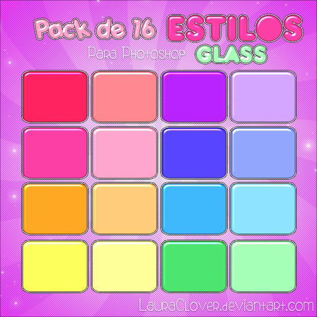 Pack de Estilos Glass by LauraClover on DeviantArt