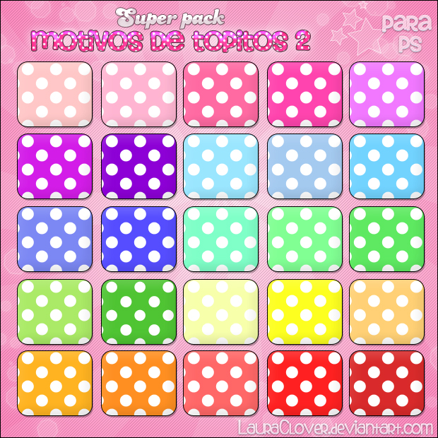 SUPER PACK motivos de topitos 2 by LauraClover on DeviantArt