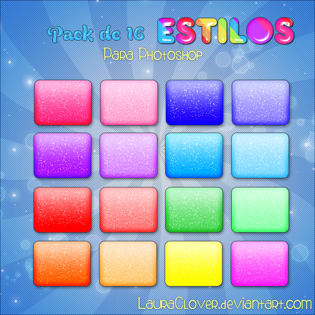 Pack de Estilos Glitter