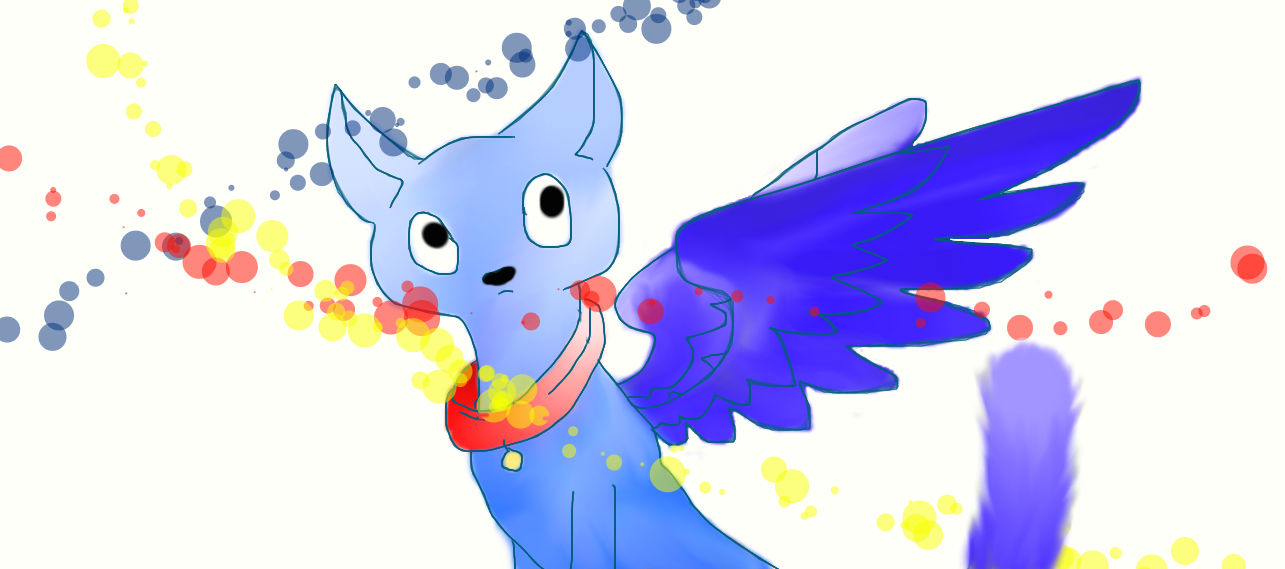 Blue Kitty by chim95 on DeviantArt
