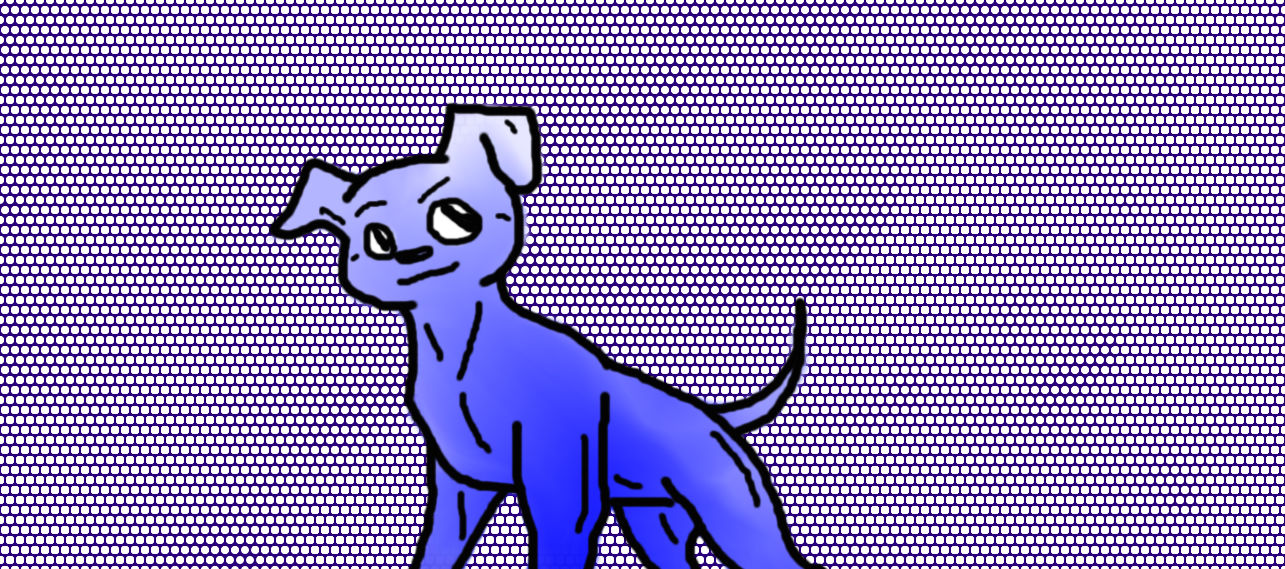 Blue Dog by chim95 on DeviantArt