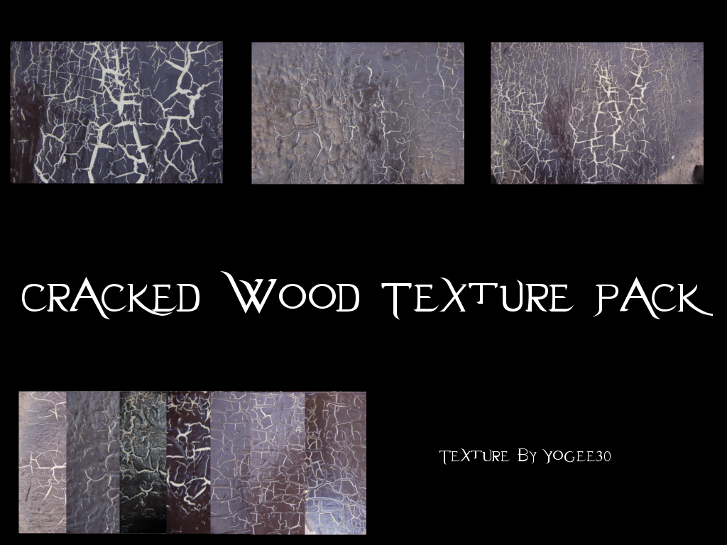 Cracked Wood Texture Pack