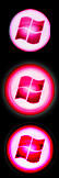 Pink Startorb for windows 7