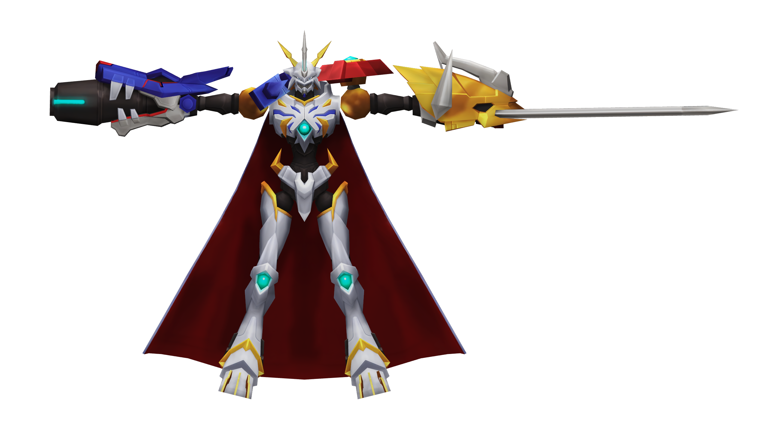 Omegamon X - DMO RIGGED MODEL DOWNLOAD (FIXED) by WarGrey-sama on DeviantArt