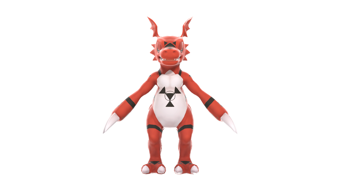 Guilmon DIGIMON SUPER RUMBLE MODEL DOWNLOAD by WarGreysama on DeviantArt