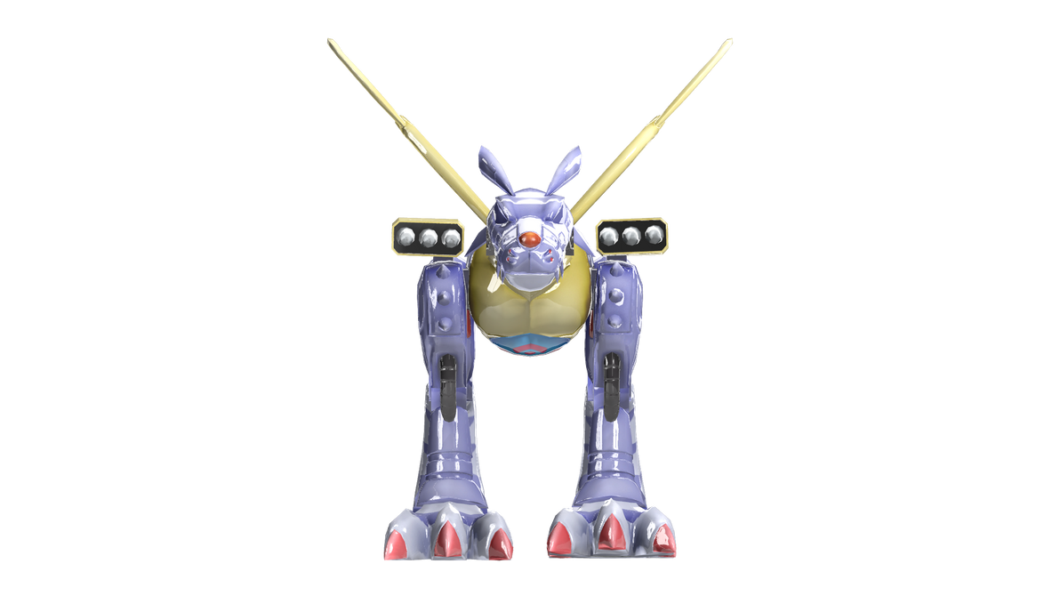 MetalGarurumon DIGIMON SUPER RUMBLE MODEL DL by WarGreysama on DeviantArt
