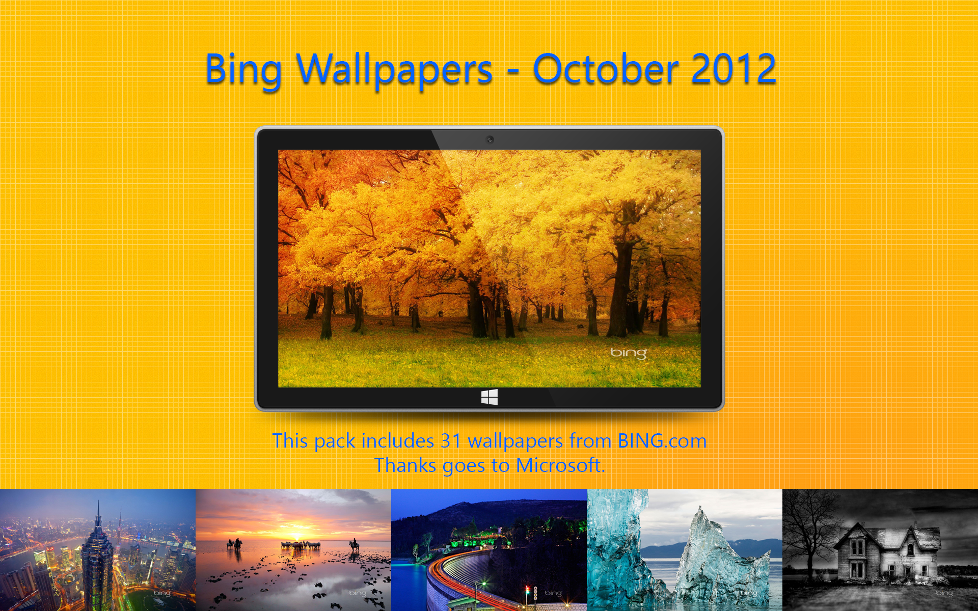 Bing Wallpapers - October 2012