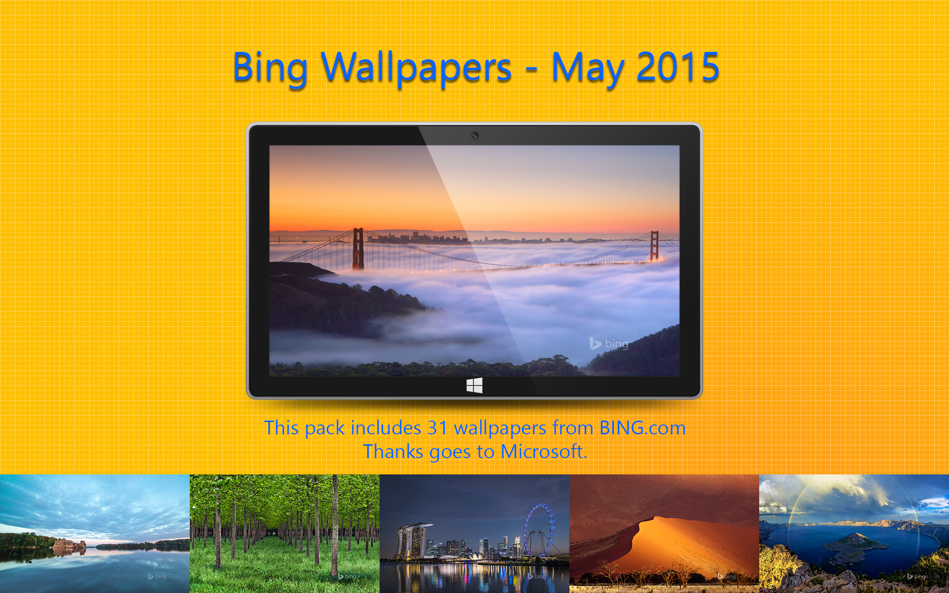 Bing Wallpapers - May 2015