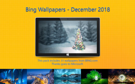 Bing Wallpapers - December 2018