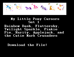 MLP:FiM Cursors- Set 1