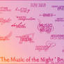 Music of the Night Brushes