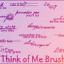 'Think of Me' Brushes