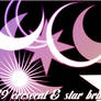 Crescent and Star Brushes