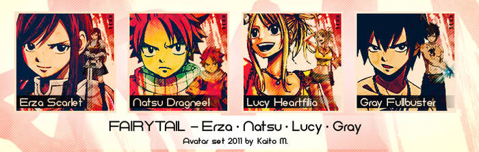 Stamps Avtars Icons Signatures On Gerard And Erza Fan Deviantart