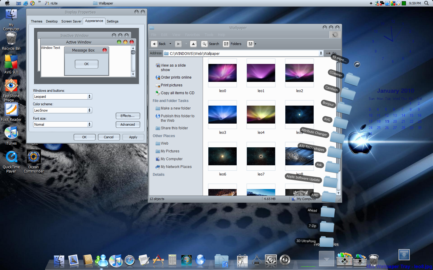 Leopard10.6 Theme for XP