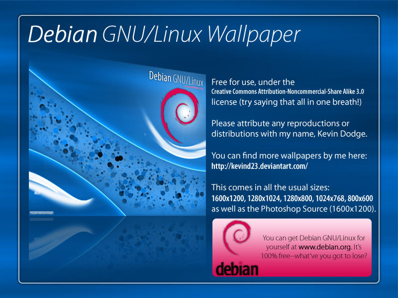 Debian Wallpaper By Kevind23 On Deviantart