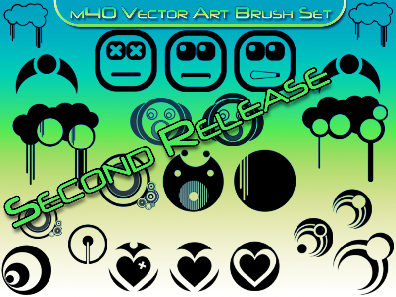 m40s Vector Art Brush Set SR