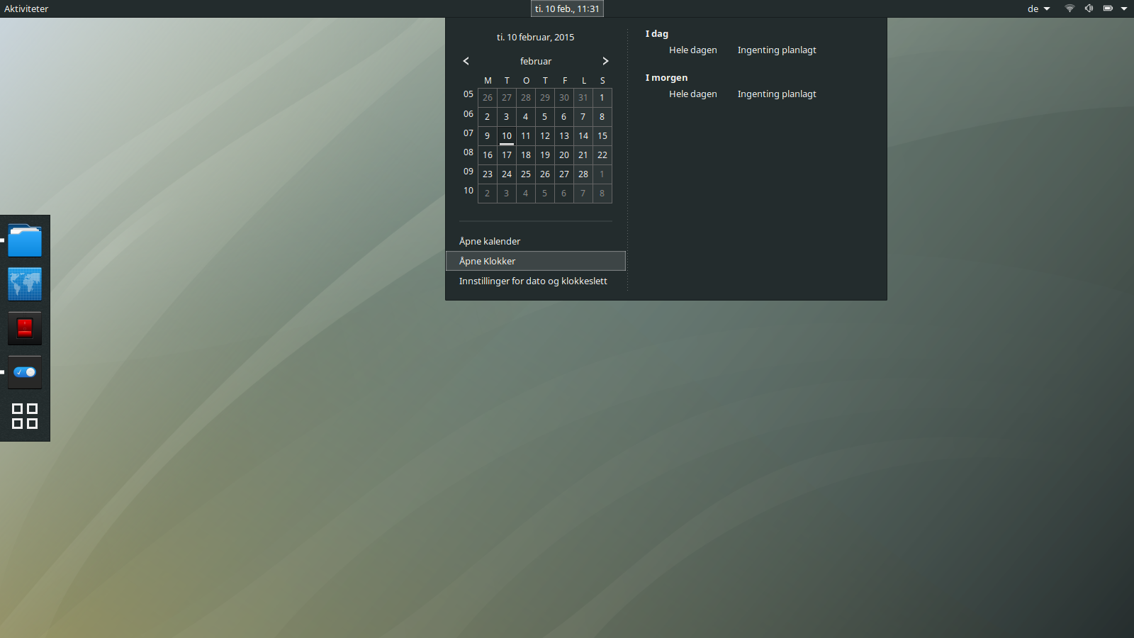 Asgard 3.14-1.3 - GNOME Shell theme