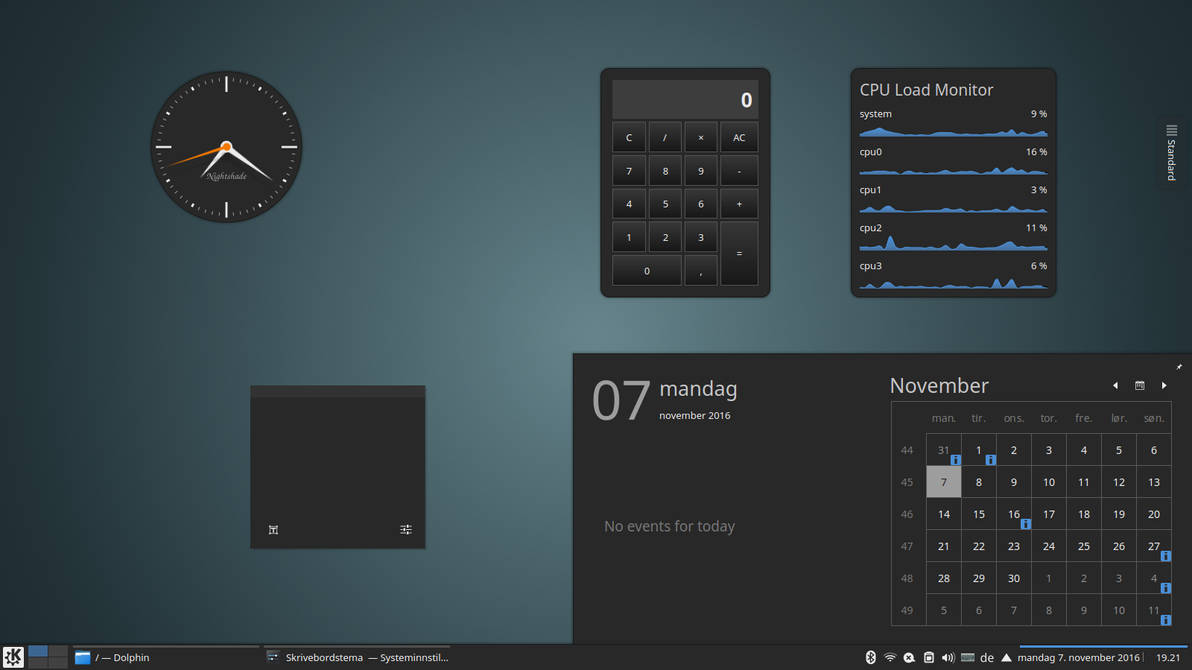 Kde widget. Kde widget