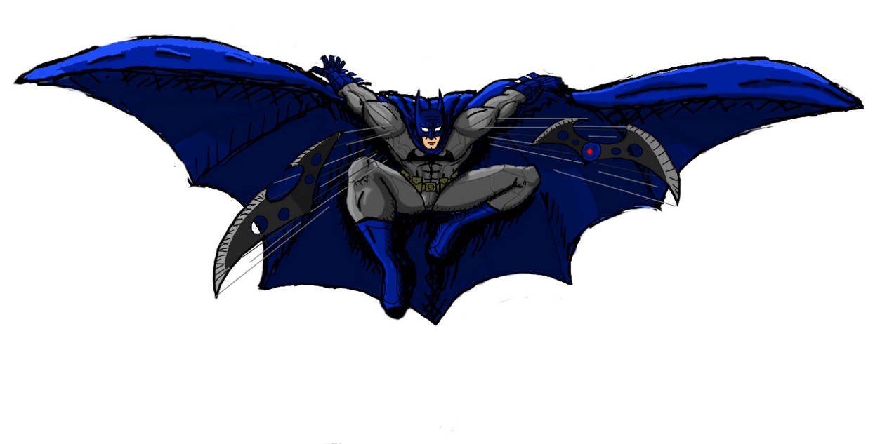 Batman Leaping by katarn101 on DeviantArt