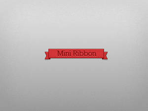 Mini Ribbon