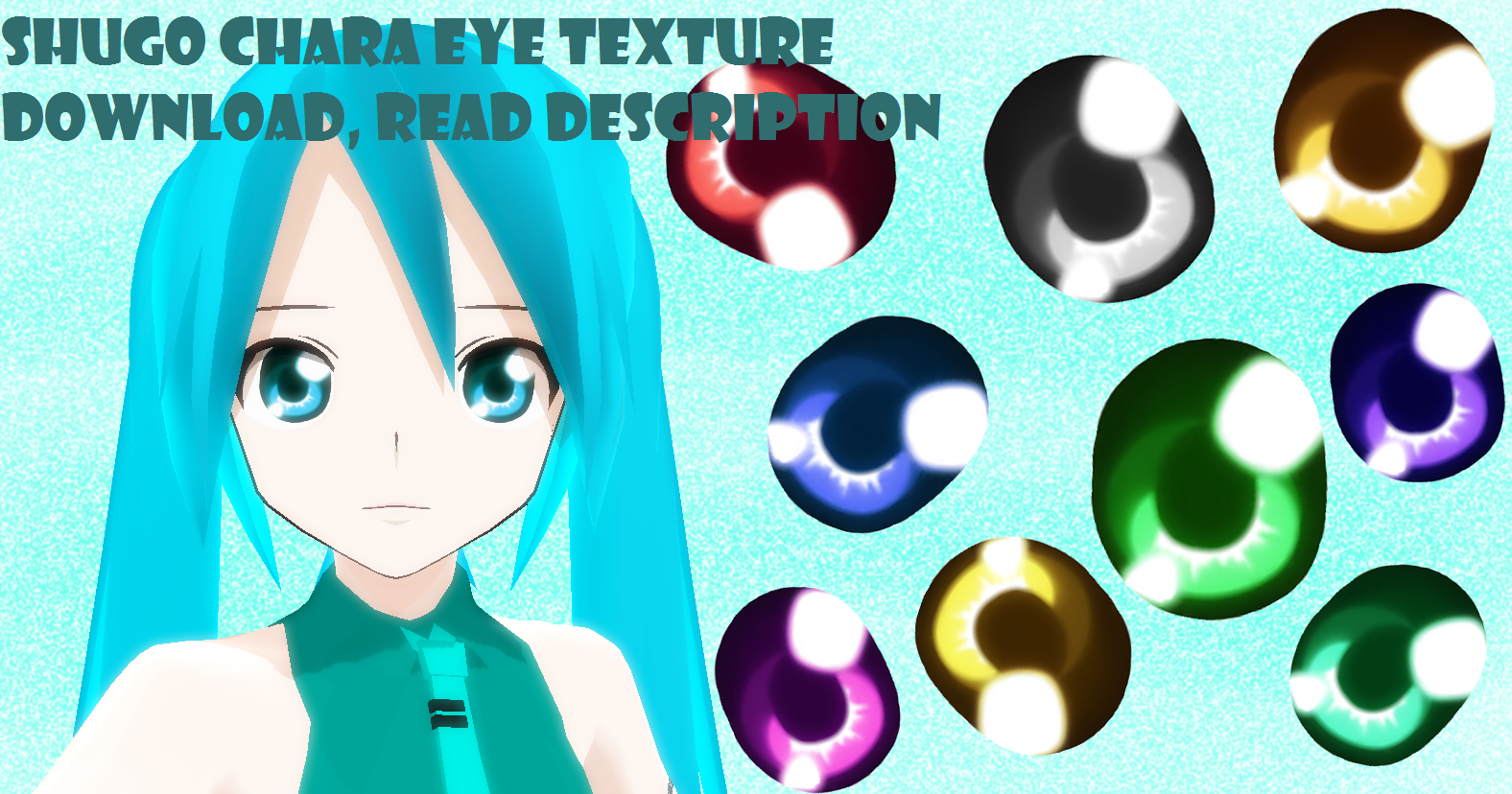 Shugo Chara Eye Texture Download Pack