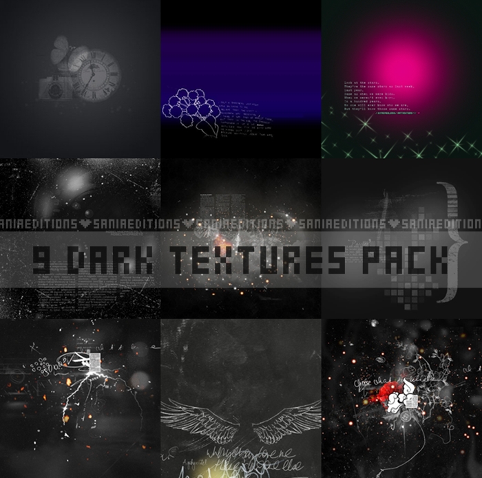 9 Dark Textures Pack by SaniaArshad32 on DeviantArt