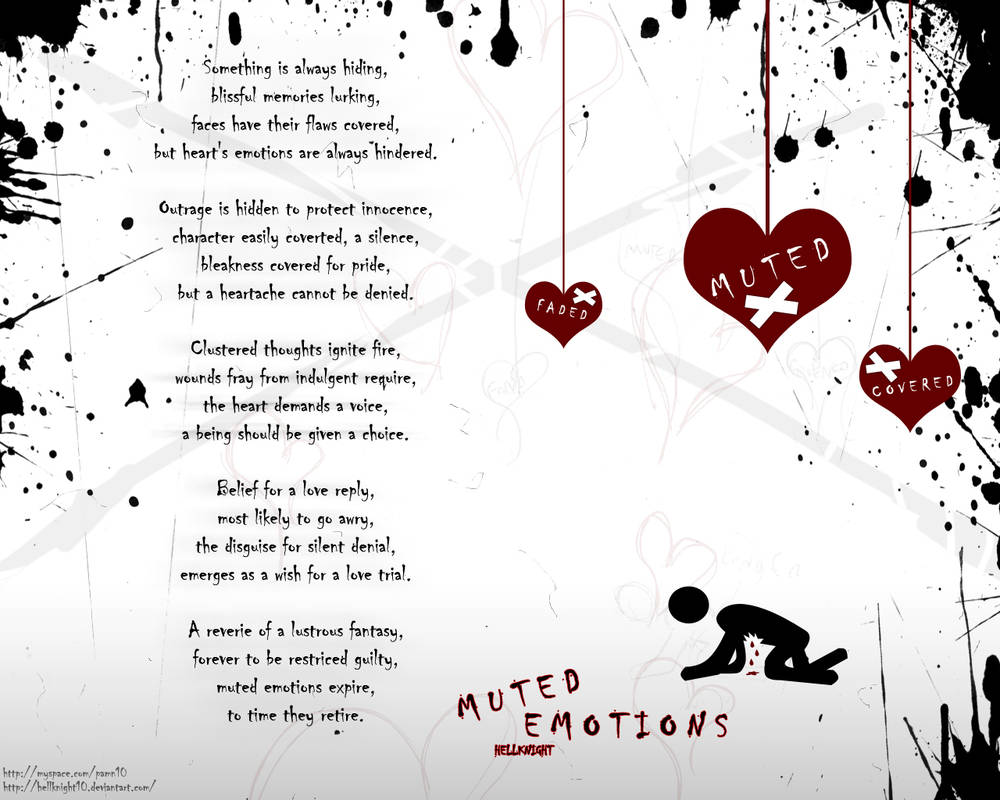 Muted Emotions by Hellknight10 on DeviantArt