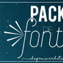 Pack de Fonts.