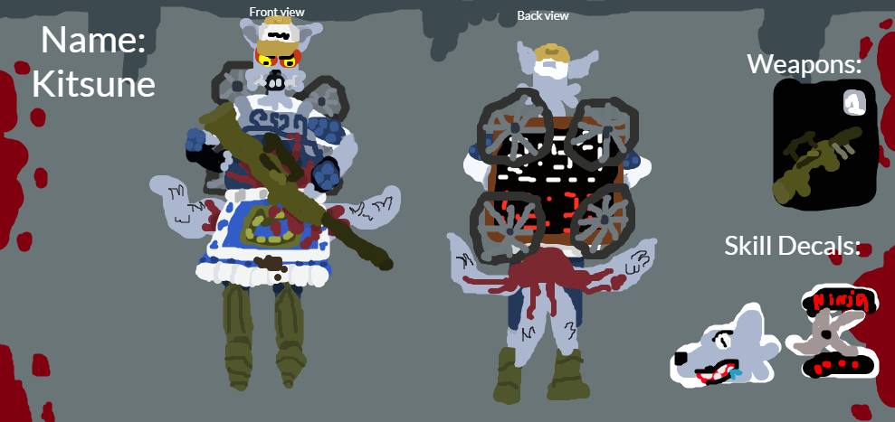 Let It Die Oc Kitsune By Gato Games Arts On Deviantart