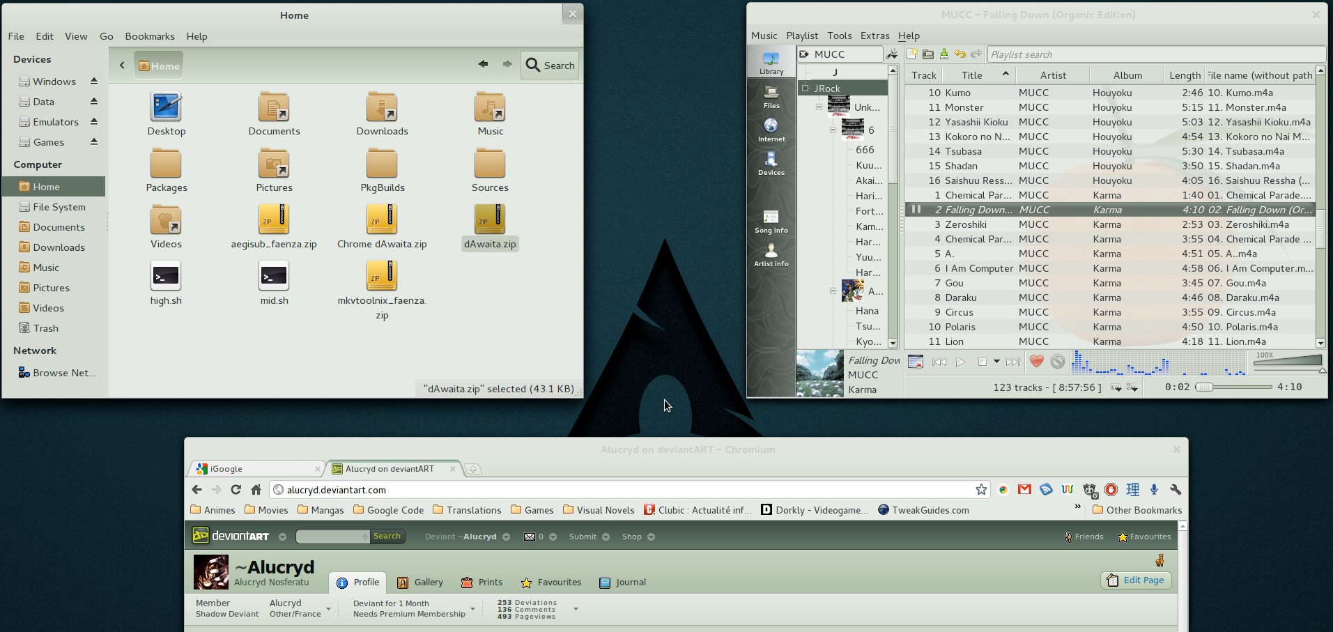 dAwaita GTK3-GTK2 Theme