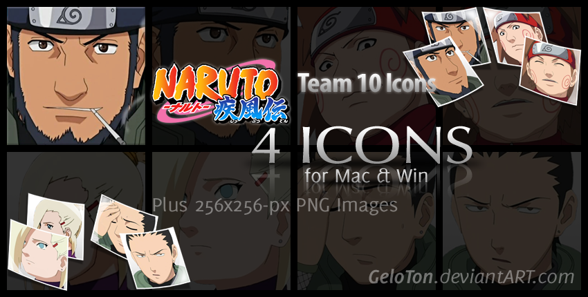 Naruto II Team 10 Icons