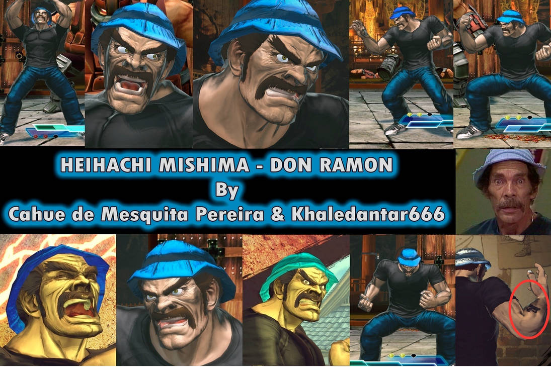Heihachi Don Ramon - Sr. Madruga - UPDATE by cahuesnk on DeviantArt