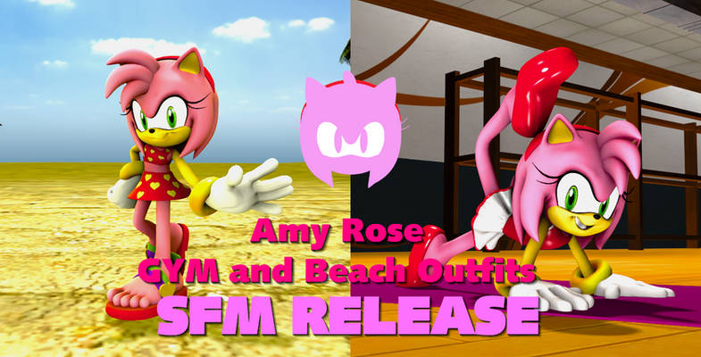 Amy Rose (Gym and Beach Outfit Release)