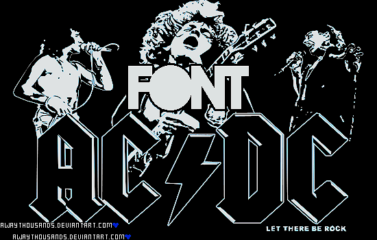 AC-DC font by AwayThousands on DeviantArt