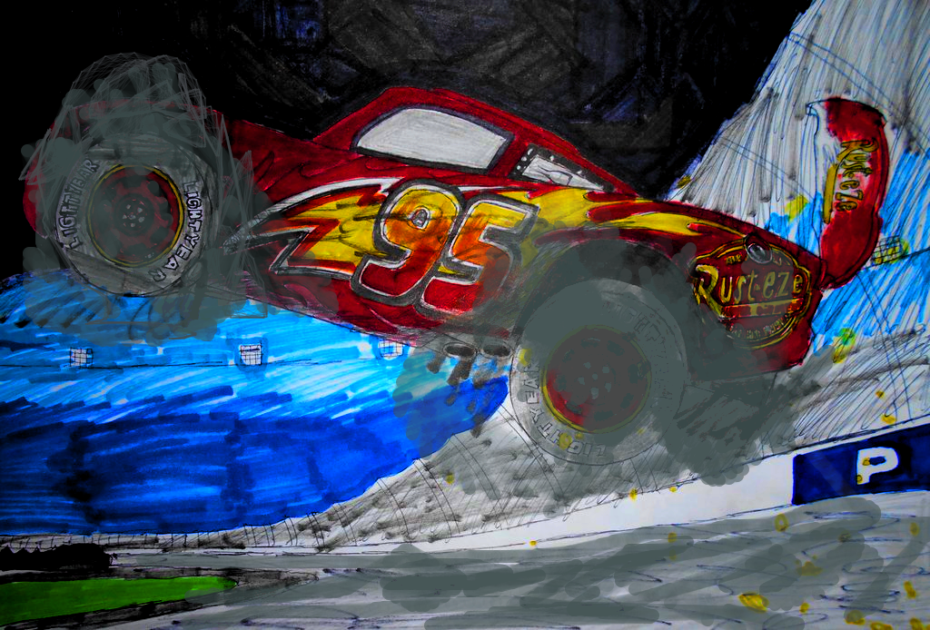 Cars 3 Lightning McQueen's crash (2.0)