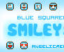 Blue Squared Smileys