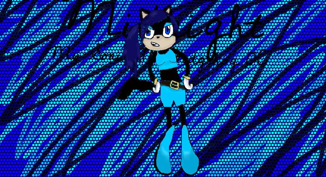 Midnight, my Sonic The Hedgehog OC