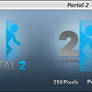 Portal 2 - Icon Pack - DARK
