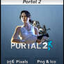 Portal 2 - Chell - Icon