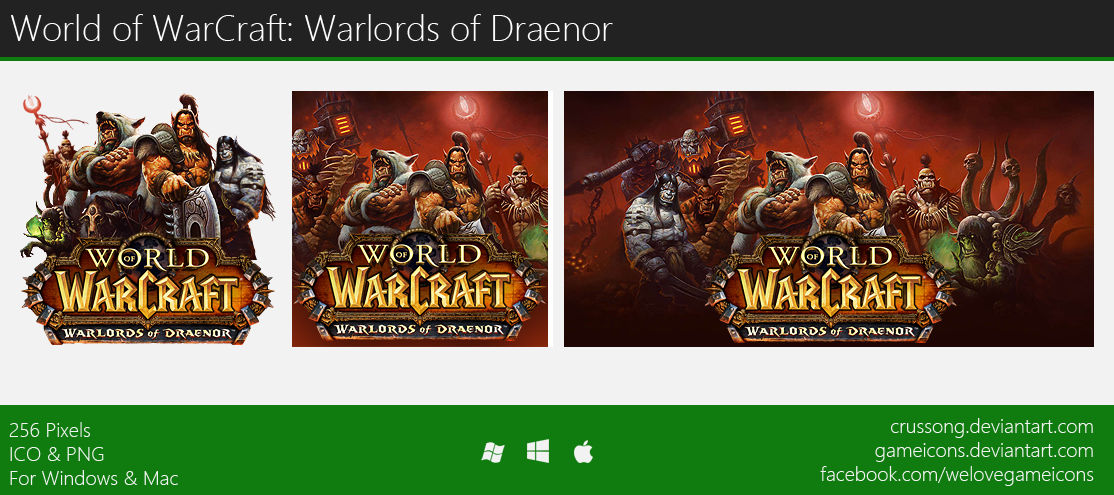 WoW: Warloards of Draenor - Icon by Crussong on DeviantArt
