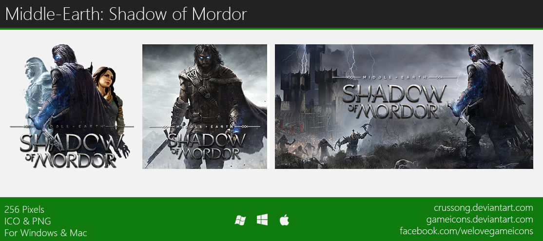 Middle Earth Shadow Of Mordor Icon By Crussong On Deviantart