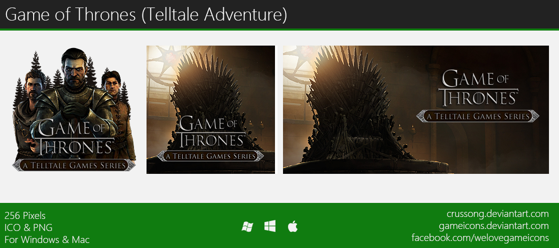 Game Of Thrones Icons, Game Of Thrones A Telltale Games Series-2