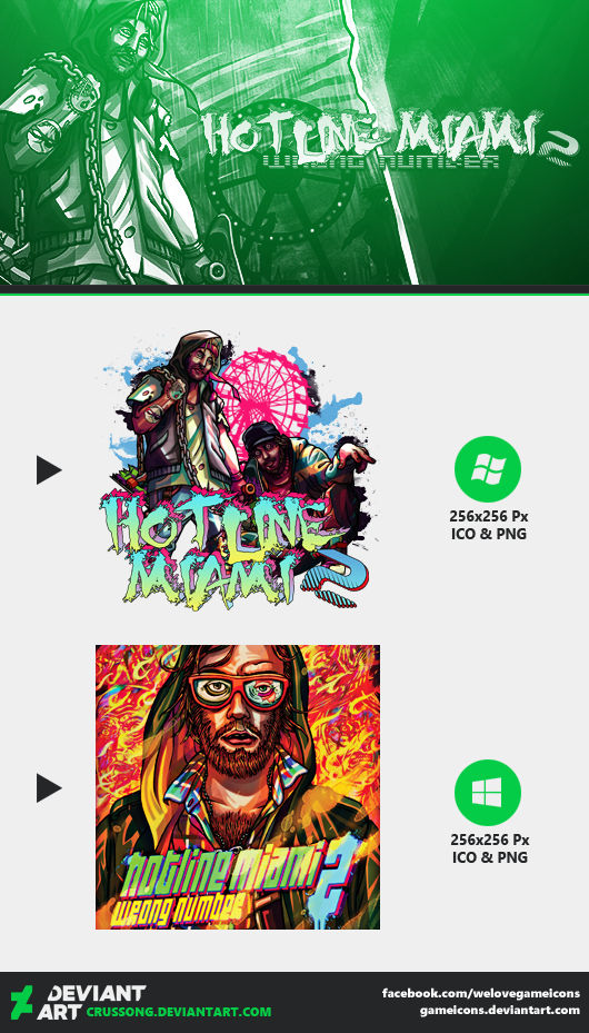 Hotline Miami 2 Wrong Number Icon By Crussong On Deviantart