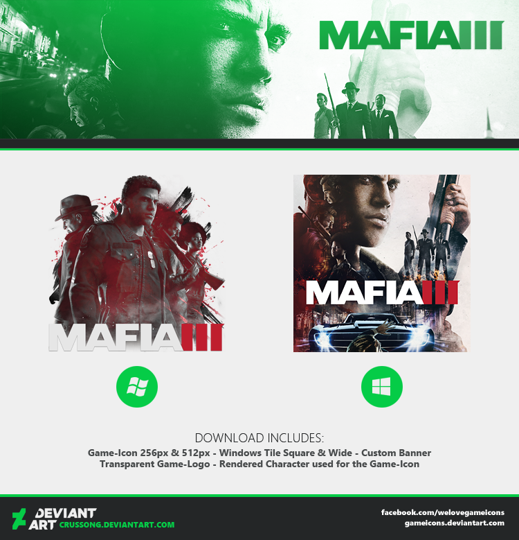 Mafia Iii Icon Media By Crussong On Deviantart