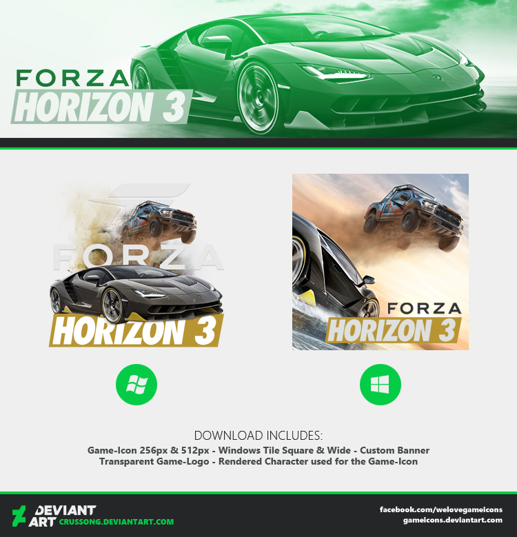 Forza Horizon 3 - Icon by Crussong on DeviantArt